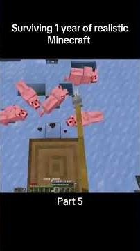 Part 5 of surviving realistic Minecraft for 1 year credit to ‪@TreyOvard‬