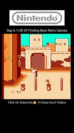 Aladdin (NES) Gameplay - Reliving the 8-Bit Magic! ✨ #shorts