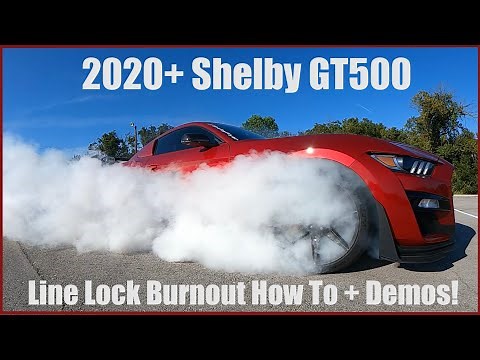 2020-2022 Shelby GT500 Line Lock Burnout "How-To" + Demos!