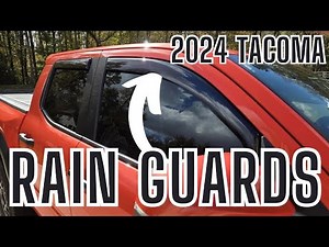 2024+ Toyota Tacoma Rain Guards – How to Choose & Install Them Right!