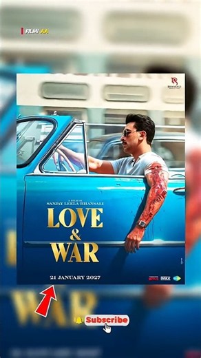 Ranbir Kapoor’s Love & War First Look Is INSANE! 😱 #loveandwar #ranbirkapoor #aliabhatt #poster