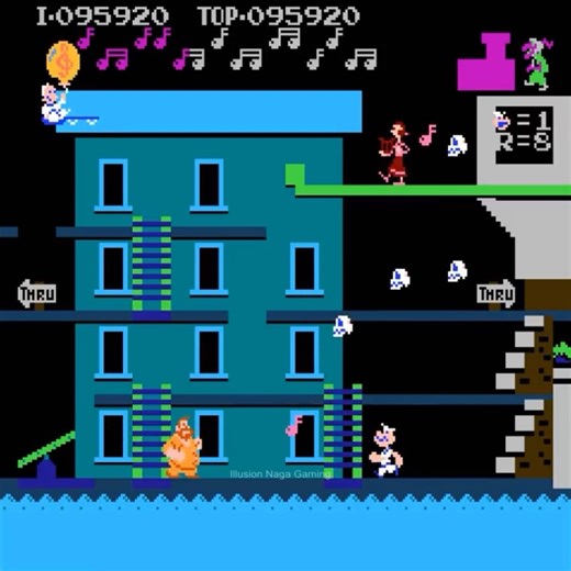 Final Run of Popeye (FC/NES) #fblifestyle #gaming #Retro #videogames #Nes #90s #nostalgia | Illusion Naga Gaming