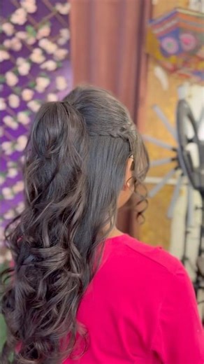 open hair style tutorial// open hair style//hair