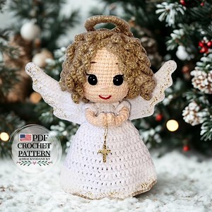Angelica – the Christmas Angel Crochet Pattern – PDF Download - Etsy