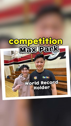 Timothy Huynh on Instagram: "Who can solve the World record scramble the FASTEST? 🤔 @maxfast23 #rubikscube #cuber #cubing #speedcubing"