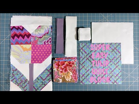 Totally Tulips Quilt Block Tutorial Ep.1 | Cutting & Construction