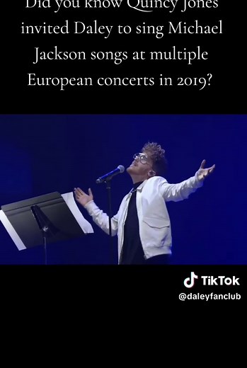 Daley Sings Michael Jackson at Quincy Jones Concerts