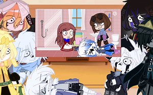 Sans aus react to Frisk memes