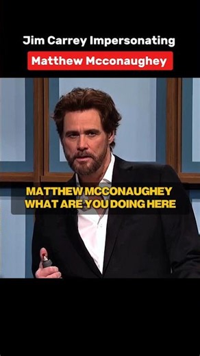 Jim Carrey Impersonating Matthew McConaughey 🔥🤩