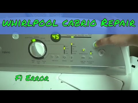 Whirlpool Cabrio Dryer F1 Error: Circuit Board Repair