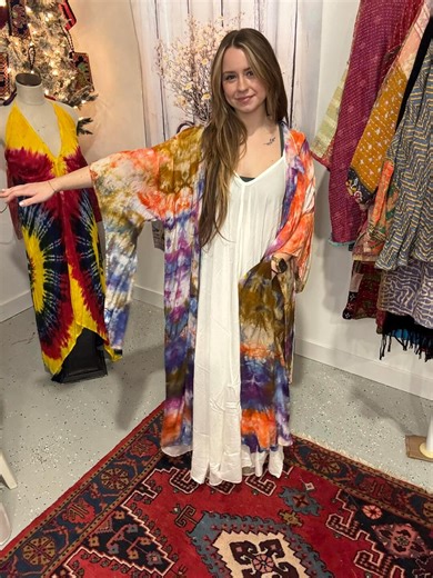 Tie Dye Fairy Duster With Hoodie & Pockets One Size S to 2X - Etsy