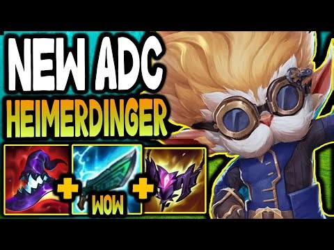 NEW Heimerdinger is ADC is BROKEN this Season! (GUNBLADE HEIMERDINGER?)