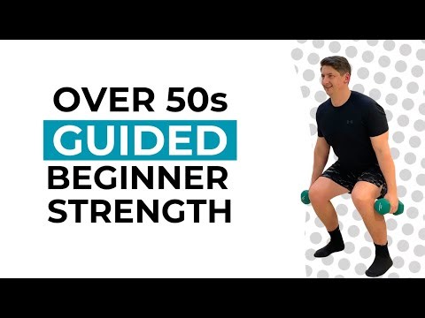 Over 50s 20 minute Beginner Full Body Guided Strength Workout At Home