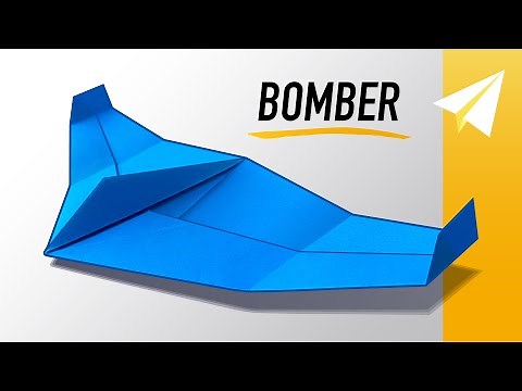 2 in 1 Boomerang Paper Airplane! How to Make a Plane that Flies Back to You! — Bomber