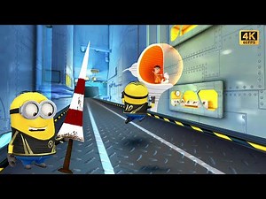 Minion Rush Vector Boss Fight in 4K at Gru's Lab | Vector Vs Golden Ticket Soccer Minion
