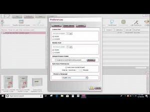 How to setup the comms port in LE2