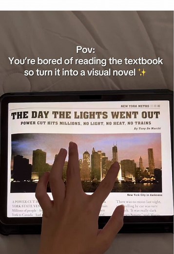 Transform Textbooks into Fun Visual Novels