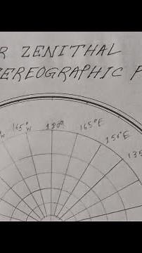polar zenithal stereographic projection (Geography)