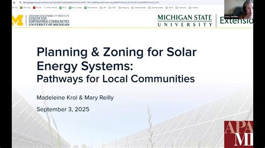 Solar Energy Webinar