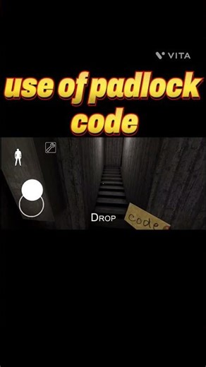 use of padlock code in granny game 🎮