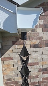 ✨ Rain Chain Goals! ✨ Turn every rainfall into a relaxing, eye-catching moment with a stunning rain chain 🌧️➡️💧 It’s more than just functional — it’s a work of art for your home. 🏡💦 Watch the water flow beautifully and bring instant charm to your space! Want a rain chain for your home? Reach out to us and we would be happy to help you select the perfect one! 📞 (512) 881-9204 🌐 GuttersMadeEasy.com #GuttersMadeEasy ™️ #RainChain #AdvancedSeamlessRainGutterSolutions #TexasHomes #RainyDayVibes