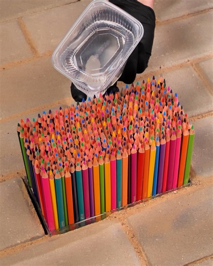 Making A Cobblestone With Pencils | Girly Panda