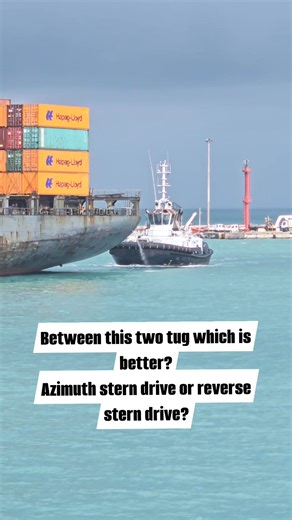 ASD vs RSD tugs - which one is better? #ASDTug #RSDTug #HarborTug #TugboatOperations #TugboatCaptain #ShipAssist #PortOperations #TowingOperations #Tugboat #Tug #TugLife #Maritime #Shipping #MaritimeIndustry #Seafarer #Seaman #MarineEngineering #NavalArchitecture | marine photography