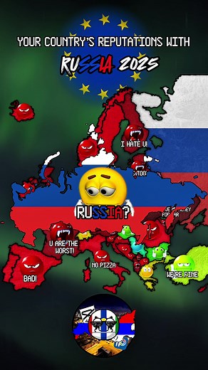 Understanding Your Country's Reputation with Russia