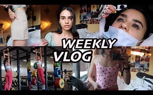 【Imogen Russell】本周生活记录｜WEEKLY VLOG PART2-brow lamination,packages,food,workout