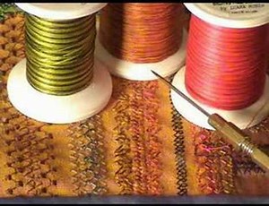 How to Create a decorative stitch on an embroidery machine