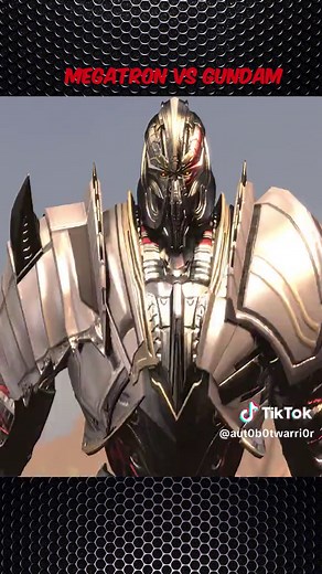 Transformers The Last Knight Megatron vs Gundam Iron Blood Orphan Barbados Lupus Battle Animation #transformers #Megatron #Gundam