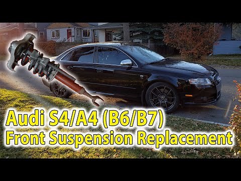 2006 Audi A4 or S4 Front Spring and Strut Replacement (B6/B7)