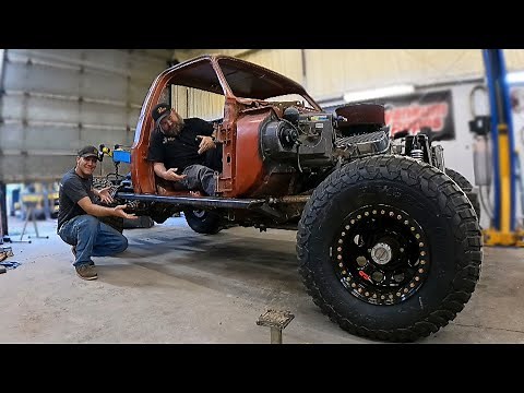The Rat Rod Wrecker Gets Custom Rock Sliders!