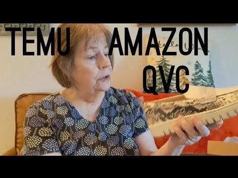 Temu Amazon QVC Shopping Haul