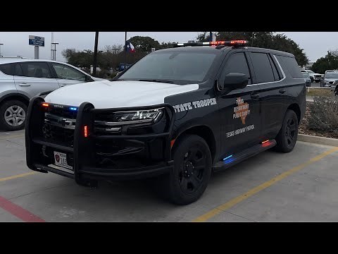 Texas DPS Tahoe Walk Around With Lights