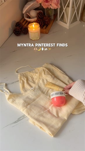 Preppy Aesthetic Nightwear 🌸✨ Myntra Finds | Link in bio 🔗