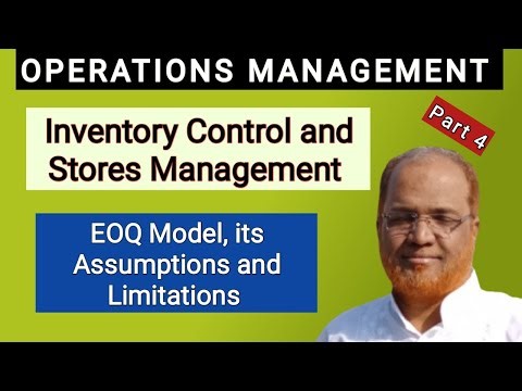 Operations Management I EOQ Model I Assumptions and Limitations of EOQ I Hasham Ali Khan I