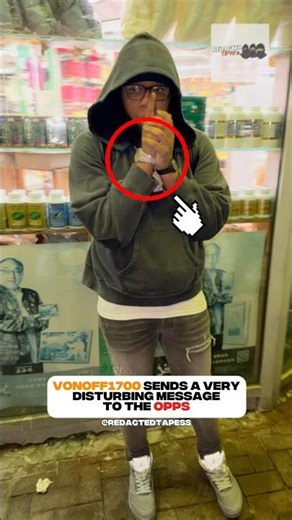 VonOff1700 Sends A Very Disturbing Message To His Opps On IG. 📸 #vonoff1700 #bloodhoundq50 #chiraq