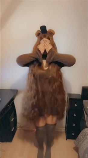 Freddy Fazbear cosplay from Five Nights at Freddy’s! #cosplay #fivenightsatfreddys #freddyfazbear