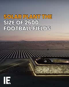 95K views · 1.2K reactions | Did you know Europe's biggest solar power plant is in Turkey? With a whopping 1.35 GW capacity and stretching across 2600 football fields, it's a powerhouse! Lighting up 600,000 homes every year is the sunny side of a greener, more sustainable future! ☀️ | Interesting Engineering | Facebook