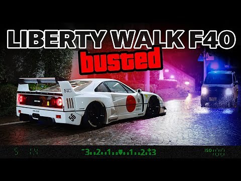 World's FIRST widebody Ferrari F40 built by Liberty Walk | Capturing Car Culture
