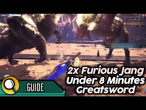 How to Solo the Double Furious Rajang Quest in Under 8 Minutes - Crit Draw GS | MHW Iceborne
