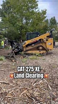 Every things wants it’s Pound of Flesh!!⚠️ Land Clearing with the all new CAT 275 CTL Skid Loader.⚒️