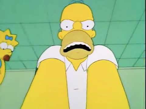 심슨 바트 목조르는 장면(Simpson why you little)