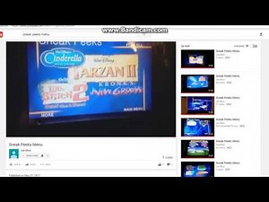 Sneak Peeks Menu for Classic Cartoon Favorites - Extreme Adventure Fun DVD 2005