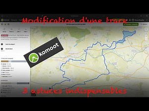 Modification d'une trace Komoot