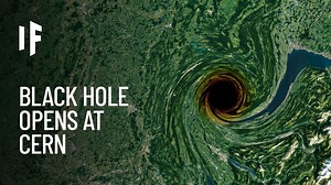 Imagining a black hole opening at CERN