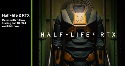 Half-Life 2 RTX プレイ可能なデモが公開、NVIDIA RTX Remix が DLSS 4 と RTX ニューラル シェーダーを搭載して正式リリース