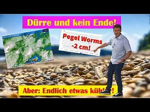Record Drought: Rhine water levels go NEGATIVE! Lowest levels in 200 years! Less heat