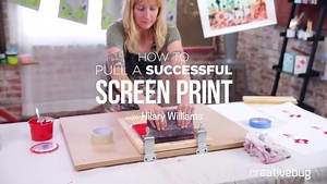 Watch How to Pull a Successful Screen Print on Amazon Live
